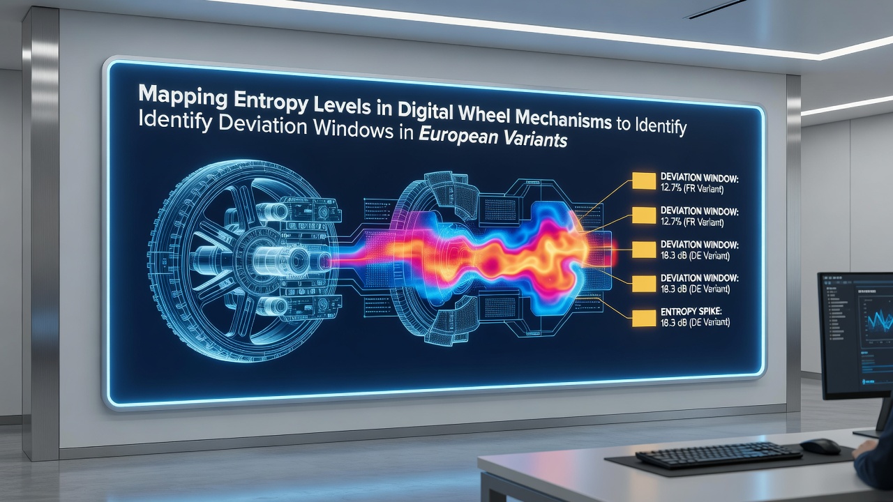 Digital roulette wheel mechanism analysis showing entropy mapping interface