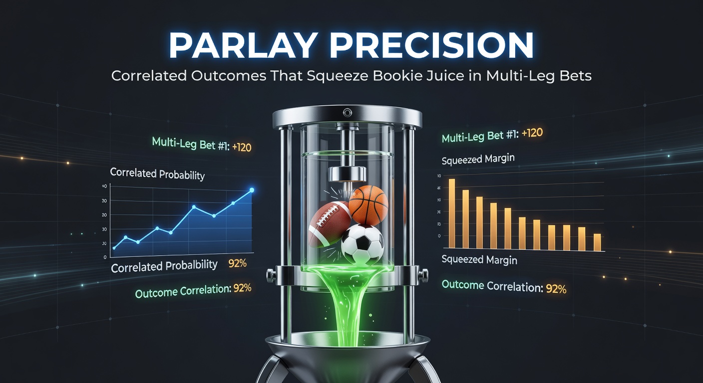 Visual breakdown of a multi-leg parlay bet showing interconnected outcomes and bookmaker odds multiplication